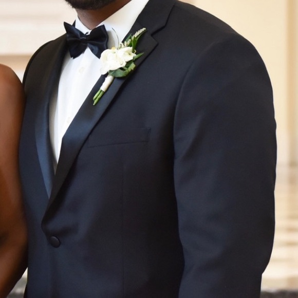 Brand new Black tux and Blue suede jacket - Picture 4 of 4